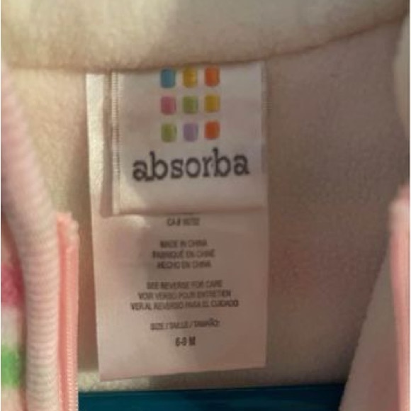New With Tags 6-9 Months Zip Up Absorba Snow Suit, Paid $40 - Picture 4 of 6